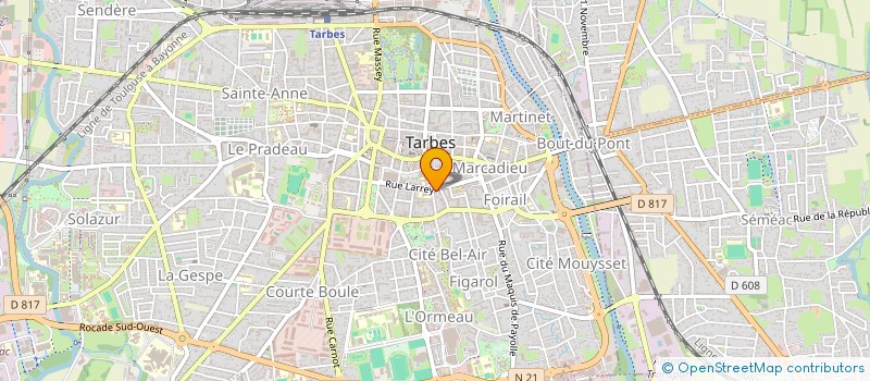 localisation de l'entreprise CABINET CONSEIL ASSIST ASSUR LOUIT SABLI à TARBES
