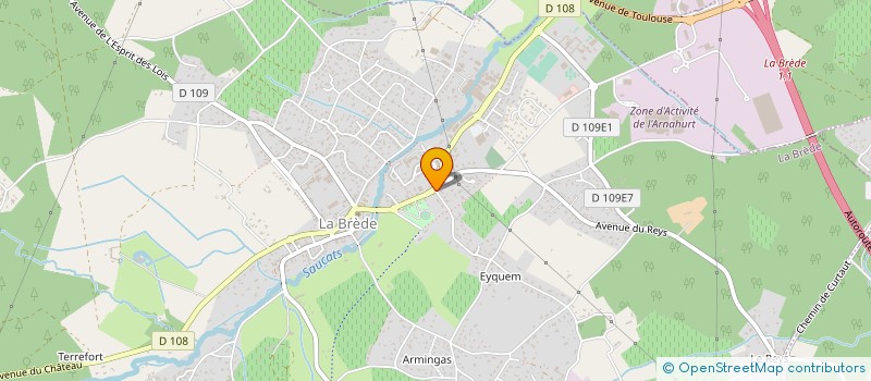localisation de l'entreprise CABINET CONSEIL BREDOIS à LA BREDE