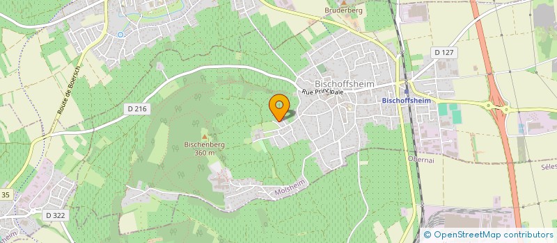 localisation de l'entreprise CABINET CONSEIL E&C  BISCHOFFSHEIM