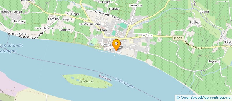 localisation de l'entreprise CABINET CONSEIL ECO-HABITATS à BOURG