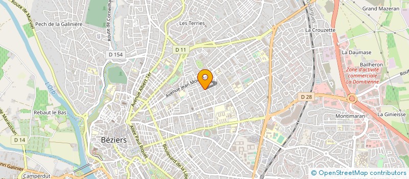 localisation de l'entreprise CABINET CONSEIL EN SECURITE ROUTIERE à BEZIERS