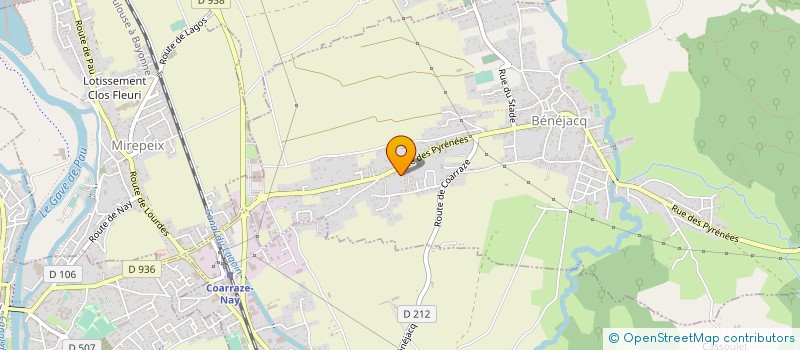 localisation de l'entreprise CABINET CONSEIL ERIC LABARRERE GESTION DE PATRIMOINE  BENEJACQ