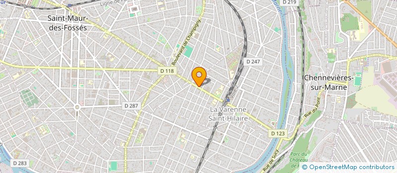 localisation de l'entreprise CABINET CONSEIL LEGENDRE  SAINT-MAUR-DES-FOSSES