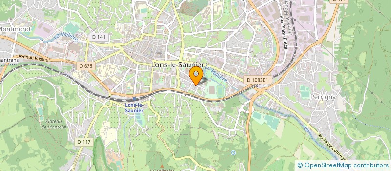 localisation de l'entreprise CABINET CONSEIL TORANDELL  LONS LE SAUNIER