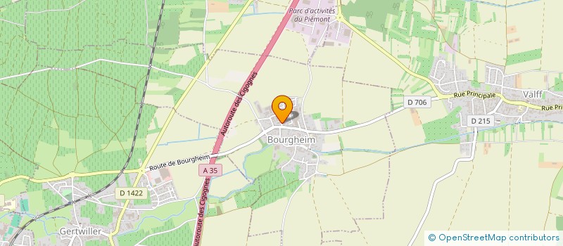 localisation de l'entreprise CABINET CONSULTYS  BOURGHEIM