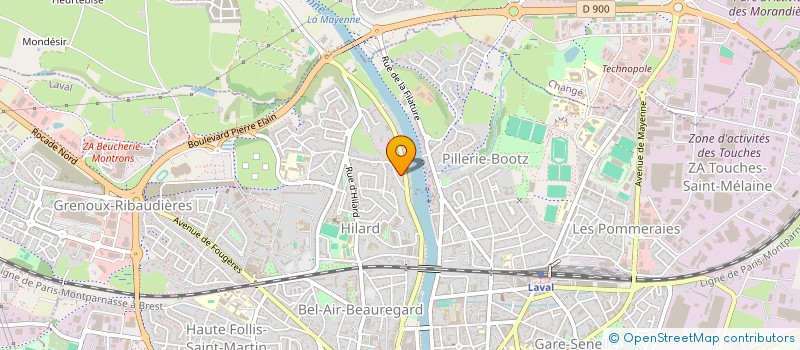 localisation de l'entreprise CABINET COSPEREC à LAVAL