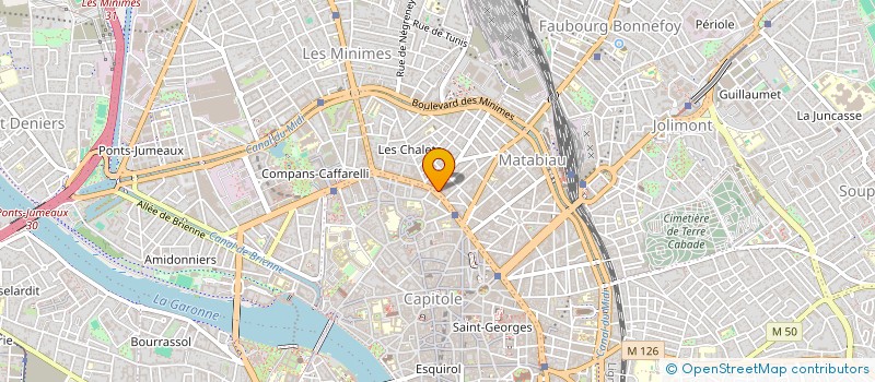 localisation de l'entreprise CABINET COURREGES & SABATIER  TOULOUSE