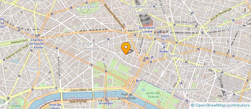 localisation de l'entreprise CABINET COURTOIS à PARIS