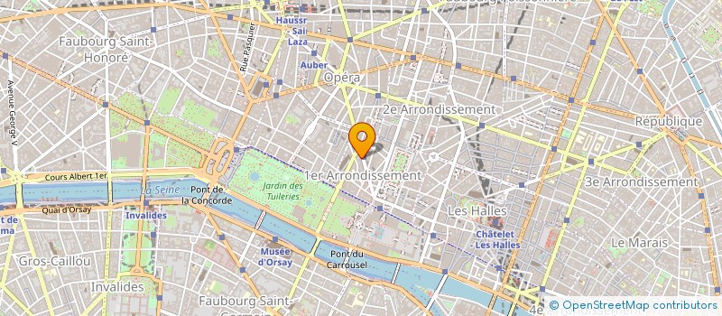 localisation de l'entreprise CABINET COURTOIS à PARIS