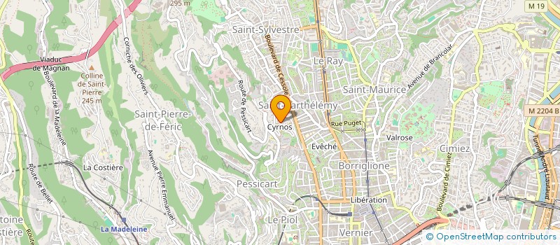 localisation de l'entreprise CABINET CUTAJAR IMMOBILIER à NICE