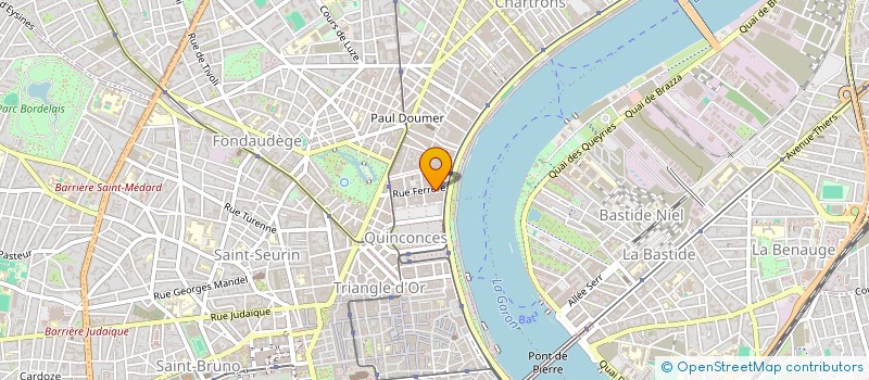 localisation de l'entreprise CABINET D'ADMINISTRATION DE BIENS PRIVE - ABP  BORDEAUX