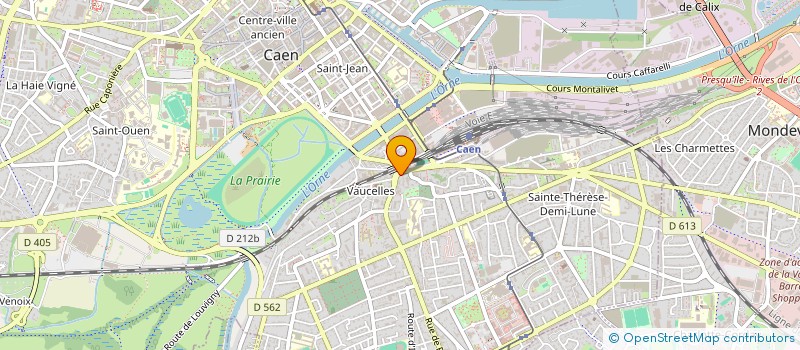 localisation de l'entreprise CABINET D AFFAIRES B.PERIER à CAEN
