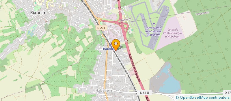 localisation de l'entreprise CABINET D'AFFAIRES CENTRAL  HABSHEIM