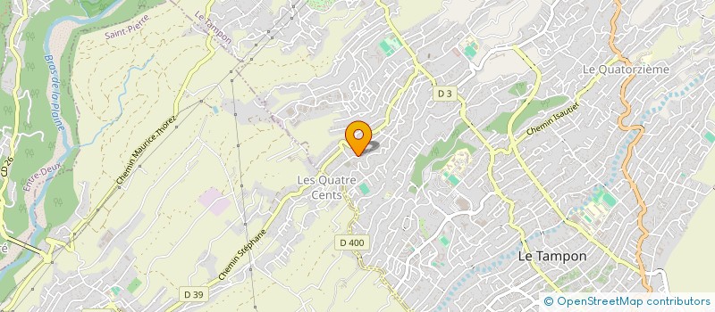 localisation de l'entreprise CABINET D'AFFAIRES REUNION  LE TAMPON