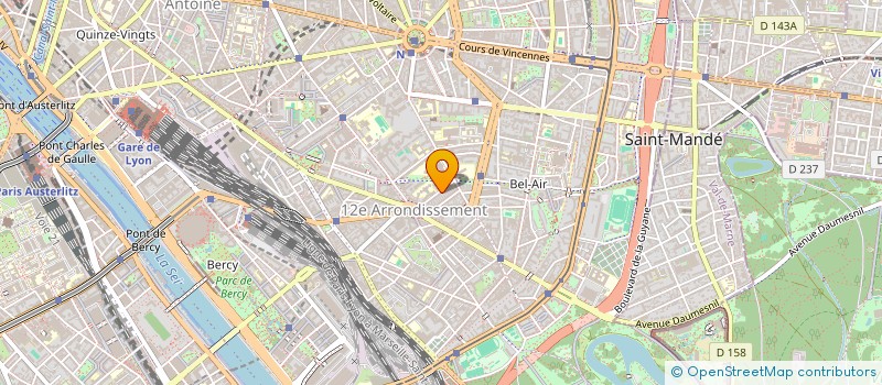 localisation de l'entreprise CABINET D'ALLERGOLOGIE DAUMESNIL  PARIS