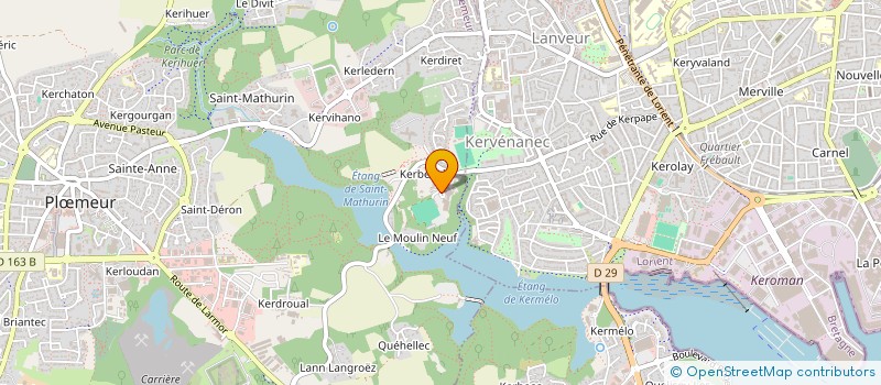 localisation de l'entreprise CABINET D'ANGIOLOGIE DU TER  PLOEMEUR