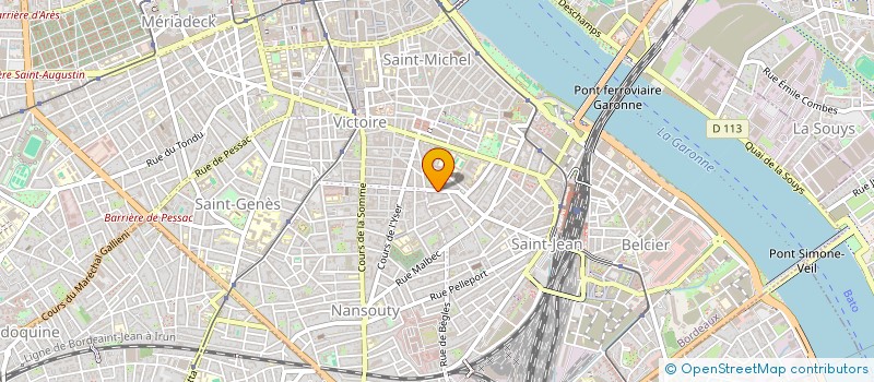 localisation de l'entreprise CABINET D'ARCHITECTURE AGNES MALKA BAROKEL  BORDEAUX