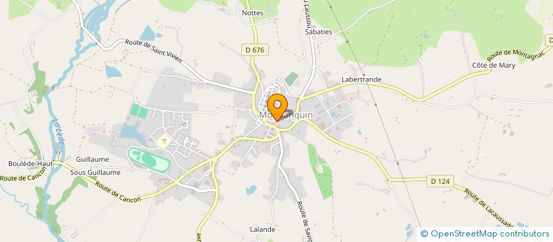 localisation de l'entreprise CABINET D ARCHITECTURE DU CASTECH  MONFLANQUIN