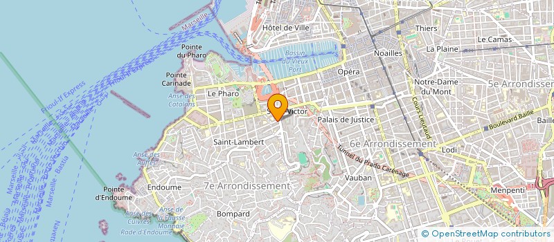 localisation de l'entreprise CABINET D'ARCHITECTURE INTERIEURE STEPHANE RUTILY  MARSEILLE