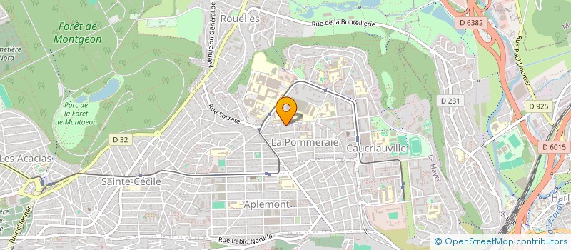 localisation de l'entreprise CABINET D'AUDIT YVES BAREC à LE HAVRE