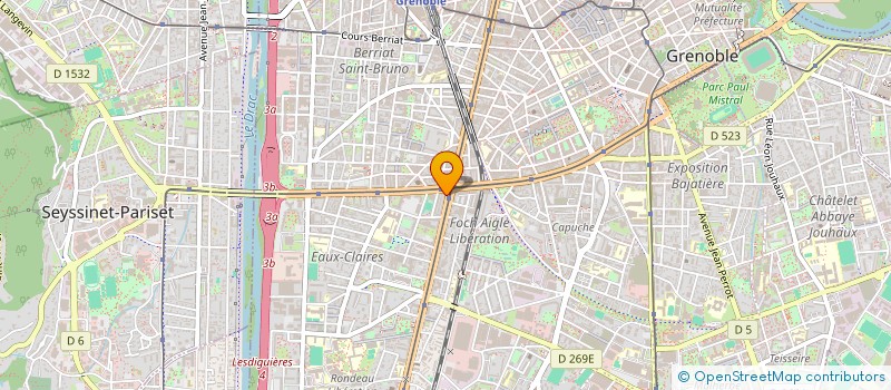 localisation de l'entreprise CABINET D'AVOCAT FLORENCE MANIERI  GRENOBLE