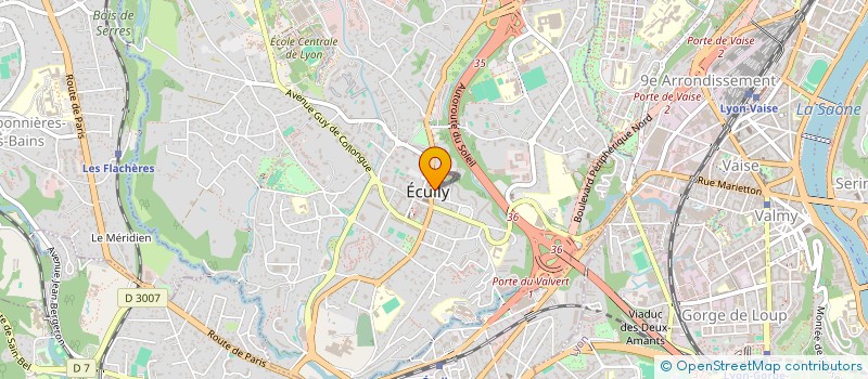 localisation de l'entreprise CABINET D'AVOCAT GERMAIN-BONNE  ECULLY