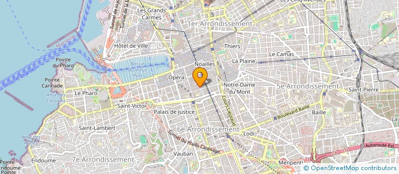 localisation de l'entreprise CABINET D'AVOCAT JEAN-LOUIS MALBEC  MARSEILLE