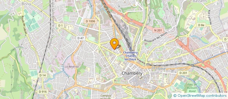 localisation de l'entreprise CABINET D'AVOCAT LAURENT PASCAL  CHAMBERY