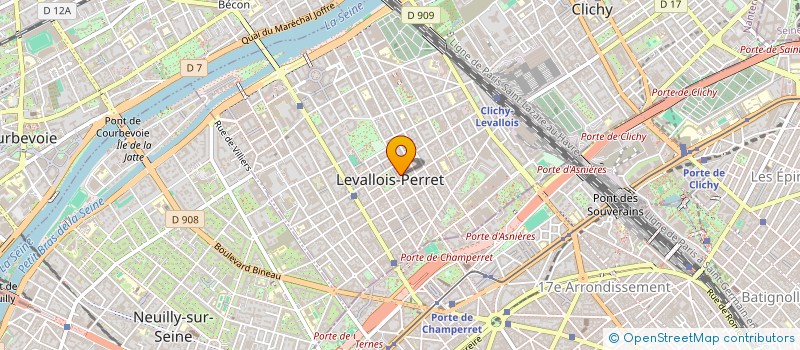 localisation de l'entreprise CABINET D'AVOCAT SHARA SERESHKI à LEVALLOIS-PERRET