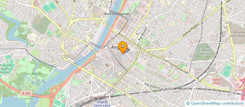 localisation de l'entreprise CABINET D'AVOCAT VIRGINIE DUBOIS à ANGERS