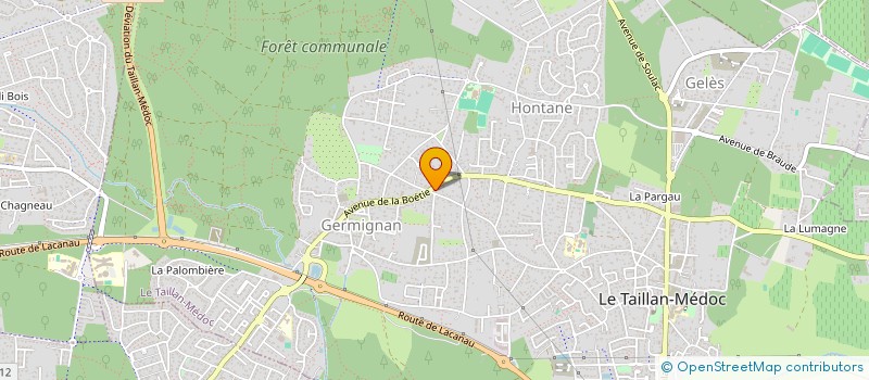 localisation de l'entreprise CABINET D'AVOCATS ALAIN PAREIL  LE TAILLAN-MEDOC