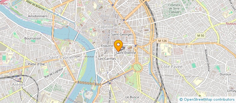 localisation de l'entreprise CABINET D'AVOCATS DESSART ROULLET  TOULOUSE