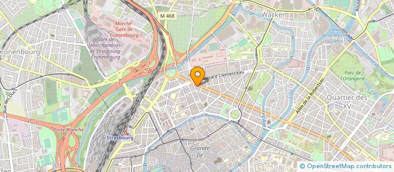 localisation de l'entreprise CABINET D'AVOCATS FOLZER ET DERRENDINGER - SCM  STRASBOURG