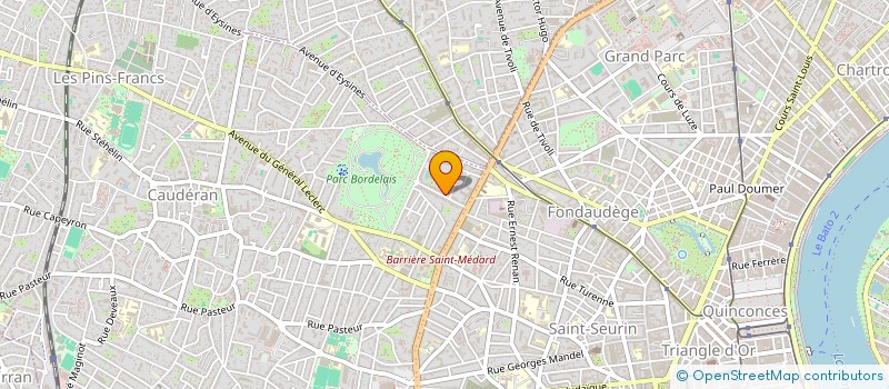 localisation de l'entreprise CABINET D'AVOCATS G. DURAN BLONDEL ET F. ROBETTE  BORDEAUX