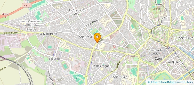 localisation de l'entreprise CABINET D'AVOCATS LABRUSSE-FROMENT à CAEN