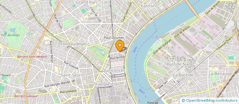 localisation de l'entreprise CABINET D'AVOCATS PIERRE GRAMAGE  BORDEAUX