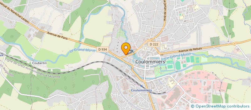 localisation de l'entreprise CABINET D'ECHOGRAPHIE DELSOL à COULOMMIERS
