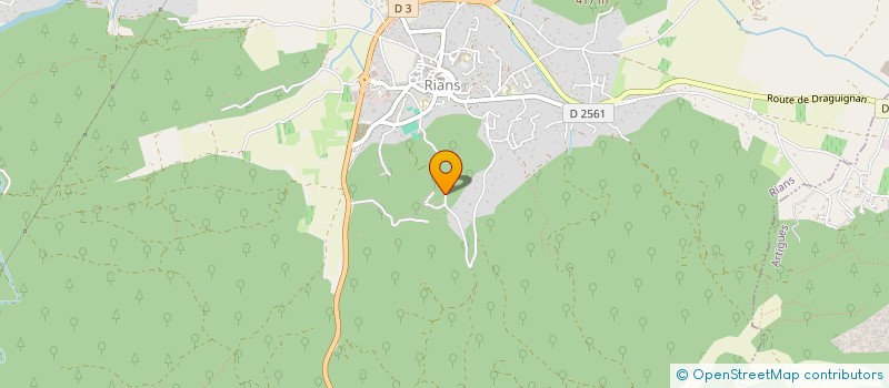 localisation de l'entreprise CABINET D'ERGOTHERAPIE L'ARC-EN-CIEL  RIANS