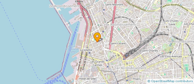 localisation de l'entreprise CABINET D'ETUDE ET D'EXPERTISE MEGANTIC à MARSEILLE
