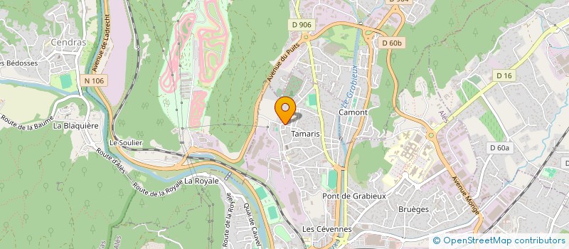 localisation de l'entreprise CABINET D ETUDE TECHNIQUE DU BATIMENT à ALES