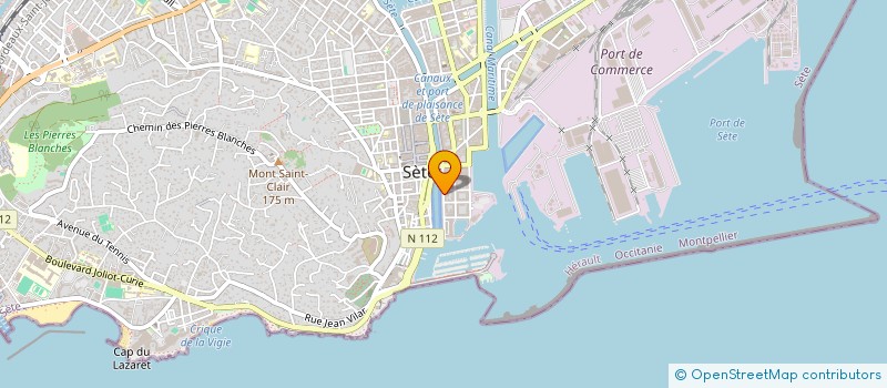 localisation de l'entreprise CABINET D'ETUDES D'EXPLOITATION ET DE RECHERCHES POUR LE COMMERCE ET L'INDUSTRIE à SETE