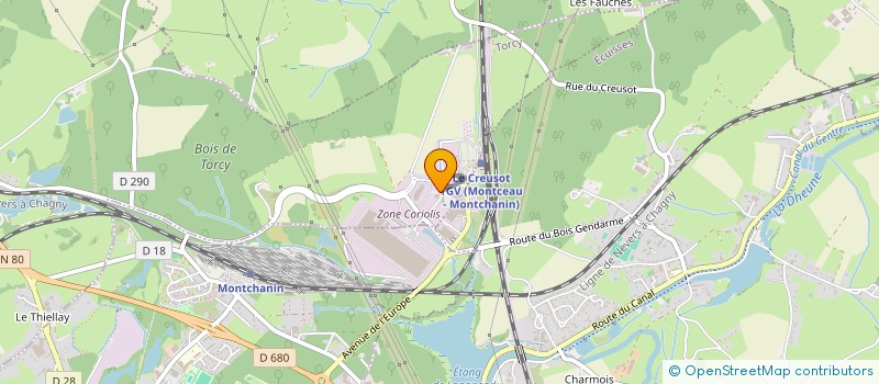 localisation de l'entreprise CABINET D'ETUDES ET D'EXPERTISES TECHNIQUES EN ABREGE C.2.E.T.  CHARVIEU-CHAVAGNEUX