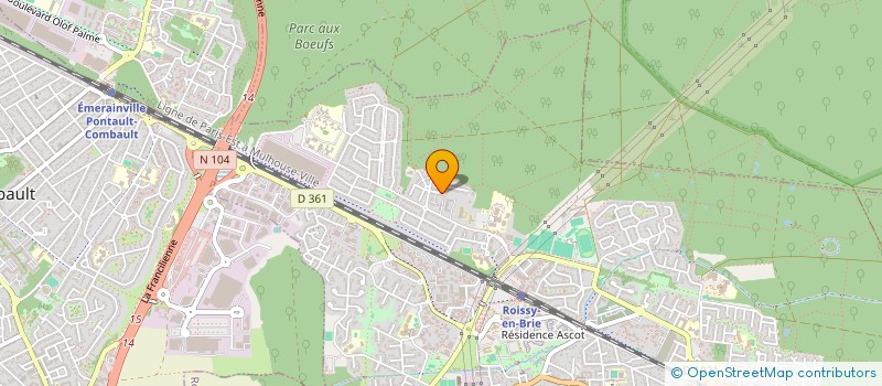 localisation de l'entreprise CABINET D ETUDES MULTIPLES & MARKETING  ROISSY-EN-BRIE