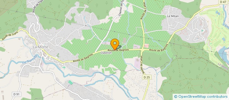 localisation de l'entreprise CABINET D'ETUDES PATRICE MARCHAL  LA MOTTE