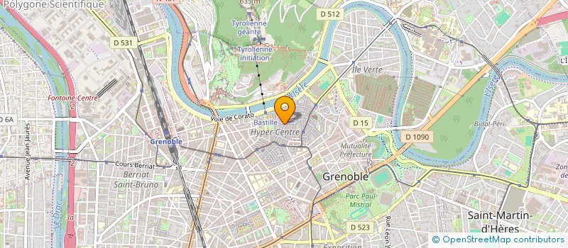 localisation de l'entreprise CABINET D'ETUDES TECHNIQUES PEROCHON à GRENOBLE