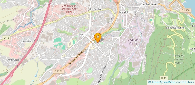 localisation de l'entreprise CABINET D'ETUDES TECHNIQUES POUR LE BATIMENT ET L'INDUSTRIE à ANNECY