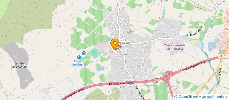 localisation de l'entreprise CABINET D'EXPERT COMPT PASCALE BEUGNET  POUSSAN