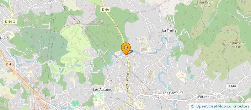 localisation de l'entreprise CABINET D EXPERTISE COMPTABLE CORINNE INNESTI  MARSEILLE