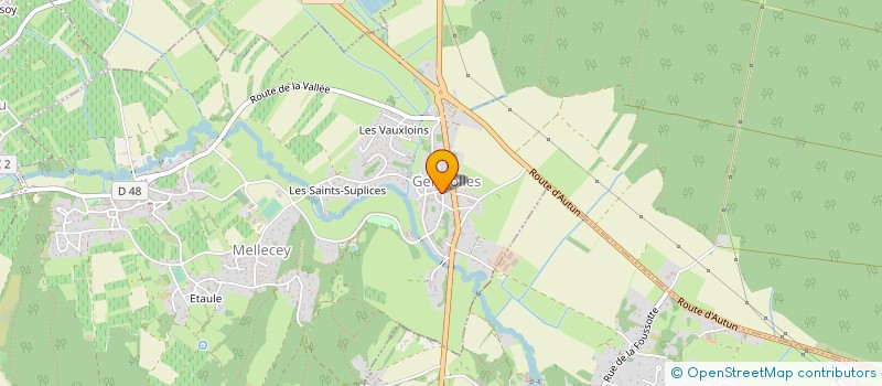 localisation de l'entreprise CABINET D'EXPERTISE COMPTABLE D'ORGANISATION ET DE REVISION à DRACY-LE-FORT