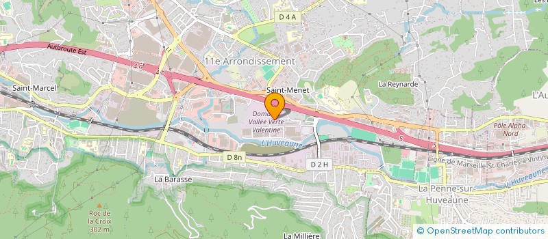 localisation de l'entreprise CABINET D'EXPERTISE DU MIDI  MARSEILLE 11EME